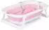 Chipolino Malibu Babybadewannen-Set mit Ständer, klappbar, rosa (VKMAL0253PI)