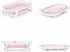 Chipolino Malibu Babybadewannen-Set mit Ständer, klappbar, rosa (VKMAL0253PI)