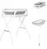 Chipolino Malibu Babybadewannen-Set 78cm, klappbarer Ständer, grau (VKMAL0252GY)