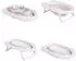 Cangaroo Hawaii Badewannen-Set 4-teilig, faltbar, rosa (109370)