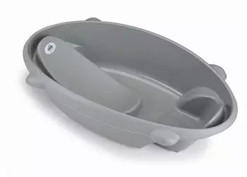 Cam Bollicina Baby-Badewanne, grau, Kunststoff, 0-12 Monate