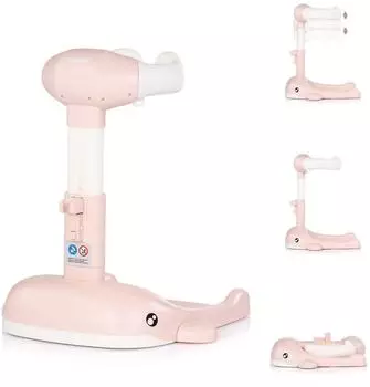 Chipolino Babybadest&auml;nder Wal faltbar, h&ouml;henverstellbar, rosa (PSKWH0253PI)