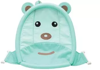 Chipolino B&auml;r Baby-Badewannennetz gr&uuml;n, Kunststoff-Clips (MBBEA0211MI)