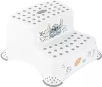 Keeeper Tritthocker Igor, Stitch, f&uuml;r Kinder, aus Kunststoff, 2 Stufen, wei&szlig;