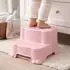 Mojawo Kinder-Tritthocker rutschfest, Kunststoff, pink (36x36xH22cm)