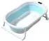 Lean Toys Faltbare Babybadewanne, rutschfest, blau