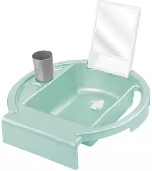 Rotho Waschbecken für Badewannenrand Swedish Green