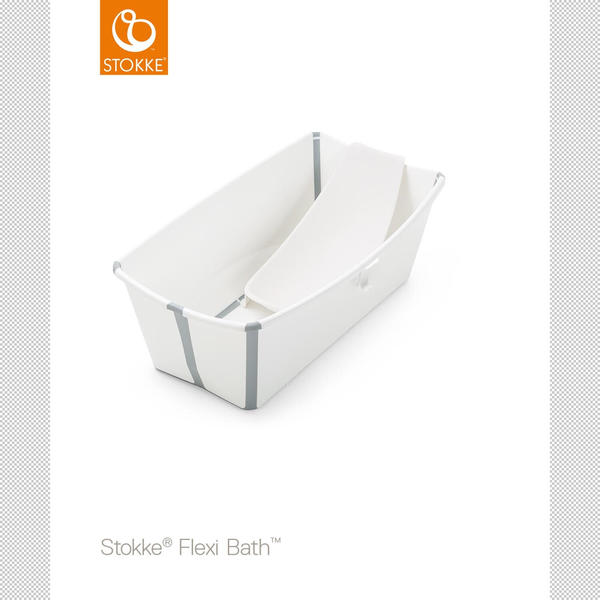 Stokke Flexi Bath Set white/grey