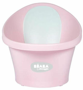 shnuggle Baby bath with plug & foam backrest pink