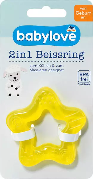Babylove 2 in 1 Beißring