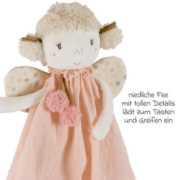 Fehn Schmusetuch / Schnuffeltuch Fee - feehnland – Behaglicher Kuschelfreund für feinste Babyhaut