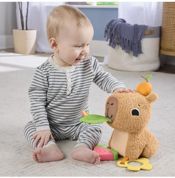 Fisher-Price Kuschel-Capybara – Fisher-Price Kuschel-Capybara für sensorische Entdeckungsreisen