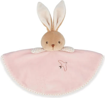 Kaloo Gingham pink rabbit soft toy 24 cm