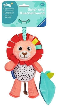 Ravensburger Play+ Rassel-Löwe Kuscheltier mit Clip Zahnungshilfe Baby-Spielzeug (04850)