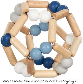 Goki Greifling Elastik Ball blau (65345)