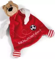 NICI 49084, NICI 49084 Schmusetuch FC BAYERN M&Uuml;NCHEN B&auml;r Berni 25x25cm