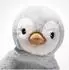 Steiff Lio Pinguin Schmusetuch, Plüsch, 26cm, hellgrau (242823)