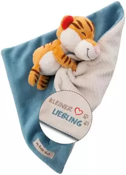 NICI Schmusetuch mit Plüsch-Tiger "Kleiner Liebling" 22x22cm (49750)