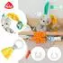 Fehn DoBabyDoo Schmusetuch Hase mit Schnullerring (049046)