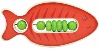 Voggenreiter Klapper-Fisch Salmi Klangspielzeug, rot (1125)