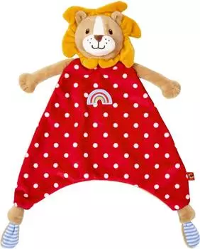 Die Spiegelburg Schnuffeltuch Löwe BabyGlück, rot (17475)