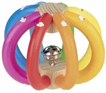 Goki Regenbogen Flexibles Holzrassel, mehrfarbig