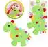 TOI-TOYS Little Stars Dino Baby-Schmusetuch mit Knistertuch (ab 0 Monate)