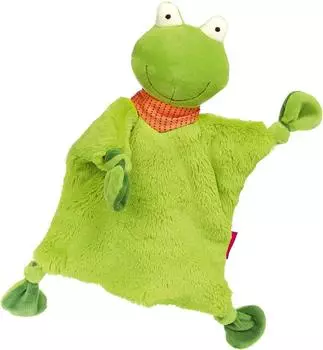 Sigikid Schnuffeltuch Frosch, gr&uuml;n, 28x22cm (42934)