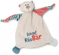 Nici Schmusetuch "My first NICI Kollektion, B&auml;r, Schlaf R&auml;uB&auml;r" mit aufgestickten