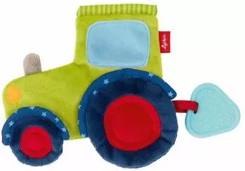 Sigikid PlayQ Knistertuch Traktor, 18cm (42301)
