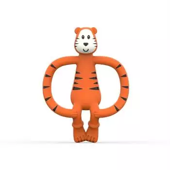 Matchstick Monkey Animal Collection Zahnb&uuml;rste mit Bei&szlig;ring Tiger (1 St.)