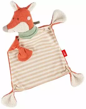 Sigikid Schnuffeltuch Fuchs, beige gestreift, Baumwolle (31018)