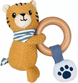 Die Spiegelburg Holz-Ringrassel Tiger Little Wonder (22889)