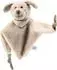 Sterntaler Schmusetuch Lucky Hund S mit Rassel, graubeige (3202426)