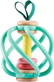 HaPe Greif den Apfel Sensorspielzeug Silikon und Holz (E8500)