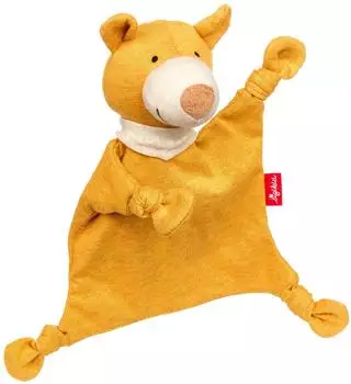 Sigikid Tiny Tissues Mini-Schnuffeltuch B&auml;r, gelb (39839)