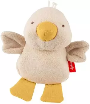 Sigikid Greifling B&auml;r mit Rassel, gelb (31259)