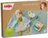 HABA Baby-Spiel-Set Gans 3-in-1 mit Schnullerkette (2012332001)