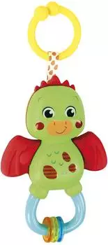 Clementoni Little Dragon Rassel, Beißring, ab 3 Monaten (17779)