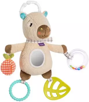 Fehn Activity-Capybara Clara - Motorikspielzeug zum Aufhängen