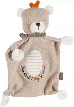 Fehn Schmusetuch Teddy hellbraun, Baby (00052367)