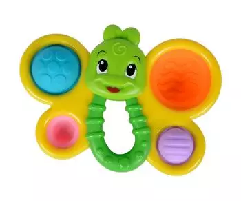 ABC Lustiger Schmetterling Bei&szlig;ring Babyspielzeug ab 10 Monaten (104010007)