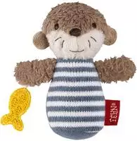 Fehn 047196, Fehn Mini-Rassel Otter Theo braun