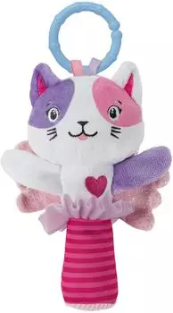 Clementoni Lovely Cat Rattle Plüsch-Rassel (17784)