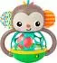 Bright Starts Grab & Giggle Monkey Oball Greifling Rassel, mehrfarbig