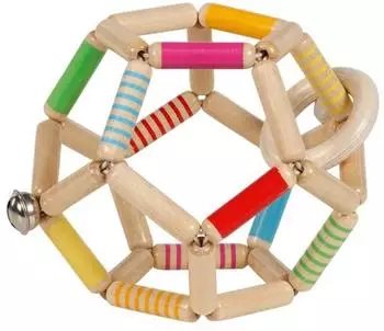 Goki Greifling Elastik Ball, gestreift