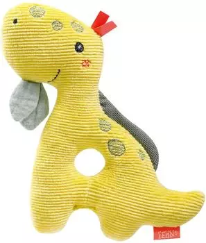 Fehn Ring-Greifling Dino mit Rassel, ab 0+ Monaten (051117)