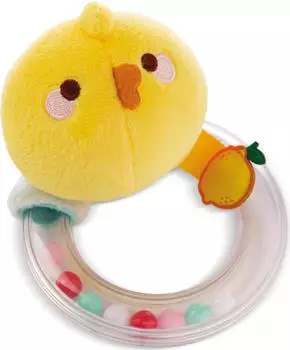 NICI Molang Piu Piu Rasselring, Pl&uuml;sch, 11cm (49480)