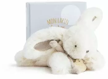 Doudou Lapin Bonbon Kuscheltier, taupe, 16cm (DC3377)