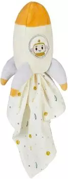 Sterntaler Schmusetuch Rakete Weltraum, ecru, Unisex (3212655)